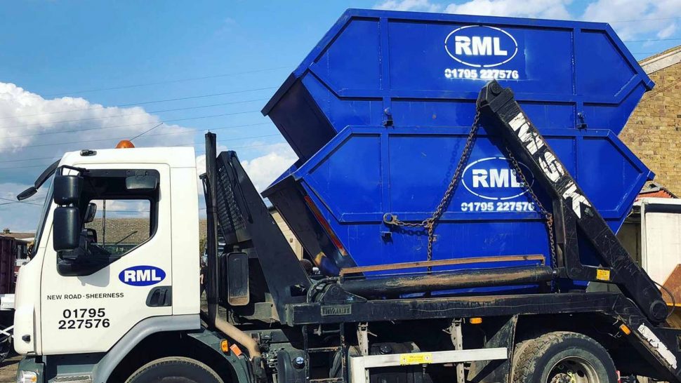 RML Lorry Carrying a Skip